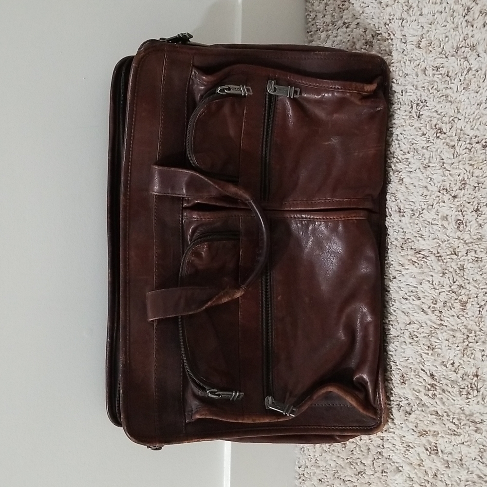 Tumi Brown Leather Briefcase